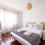 Flat By House And People *